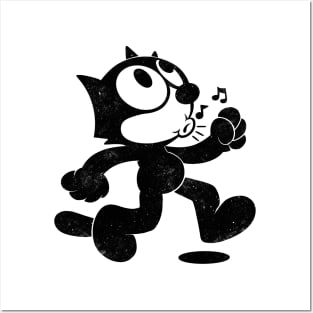 Felix The Cat Keep Walking Posters and Art